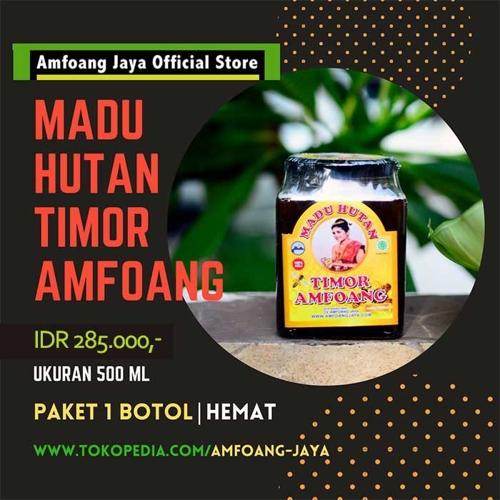 

Ready Madu Asli - Madu Hutan Timor Amfoang - Ukuran 500 ml - Lebih Hemat