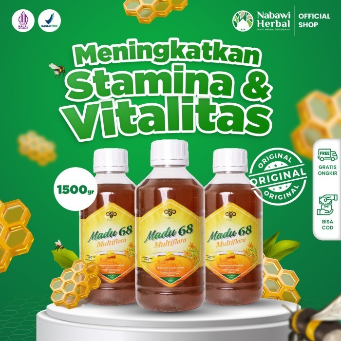 

Ready Madu Multiflora 1500Gr - Madu 68