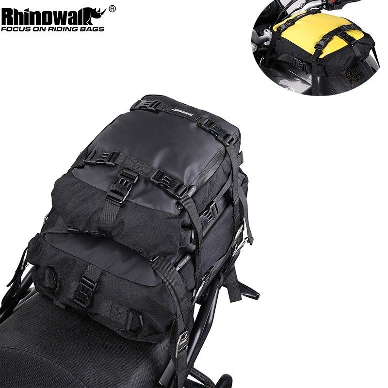 【Ready Stock】Rhinowalk 10L-30L Tas Sepeda Motor Tahan Air Tas Kursi Belakang Motocross Tas Sadel Uni