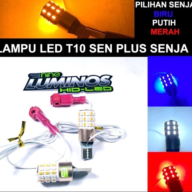 Led Luminos 2 Warna Baru Variasi Accessories Motor Nmax Lexi Beat Scco
