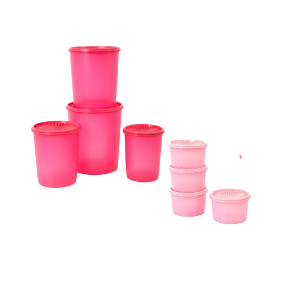 Toples Snack Tupperware - Toples Makanan - Toples Set Vaso (4)