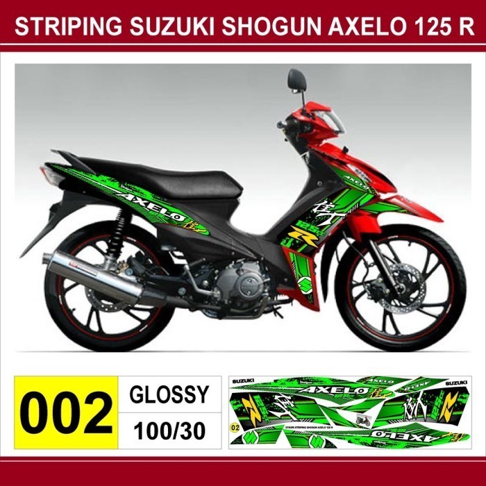 Stiker Striping Decal Motor Suzuki Shogun Axelo 125 R Variasi Dn01