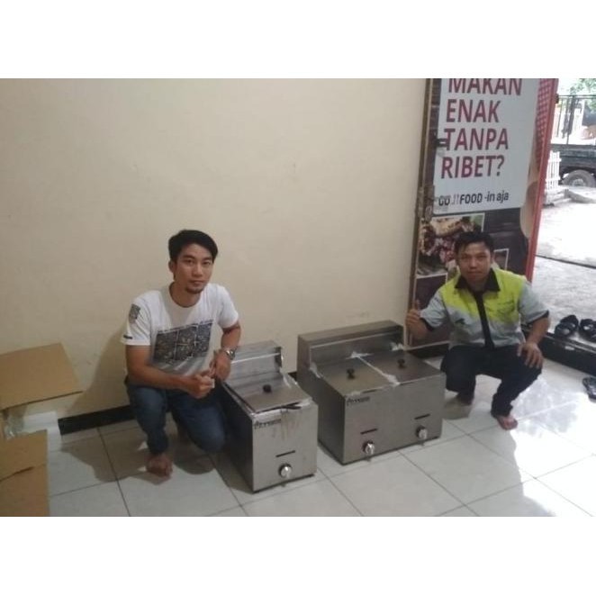 [Ready] Terbaru Deep Fryer Elektrik Thermostat 1 Tank - Deep Fryer Elektrik