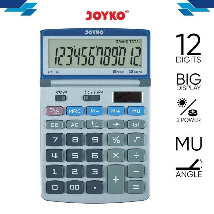 

Ready Calculator / Kalkulator Joyko CC-6 / 12 Digits