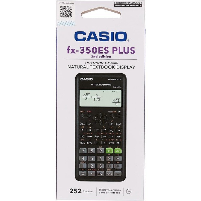 

Ready Kalkulator Casio Scientific FX 350 ES PLUS Kalkulator Sekolah Kuliah