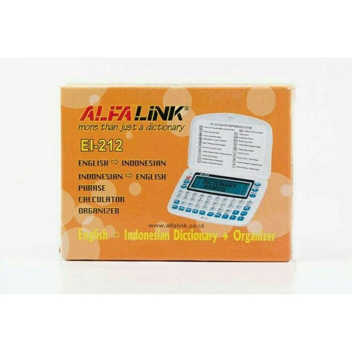 

Ready kamus electronic.ALFA LINK EI-212