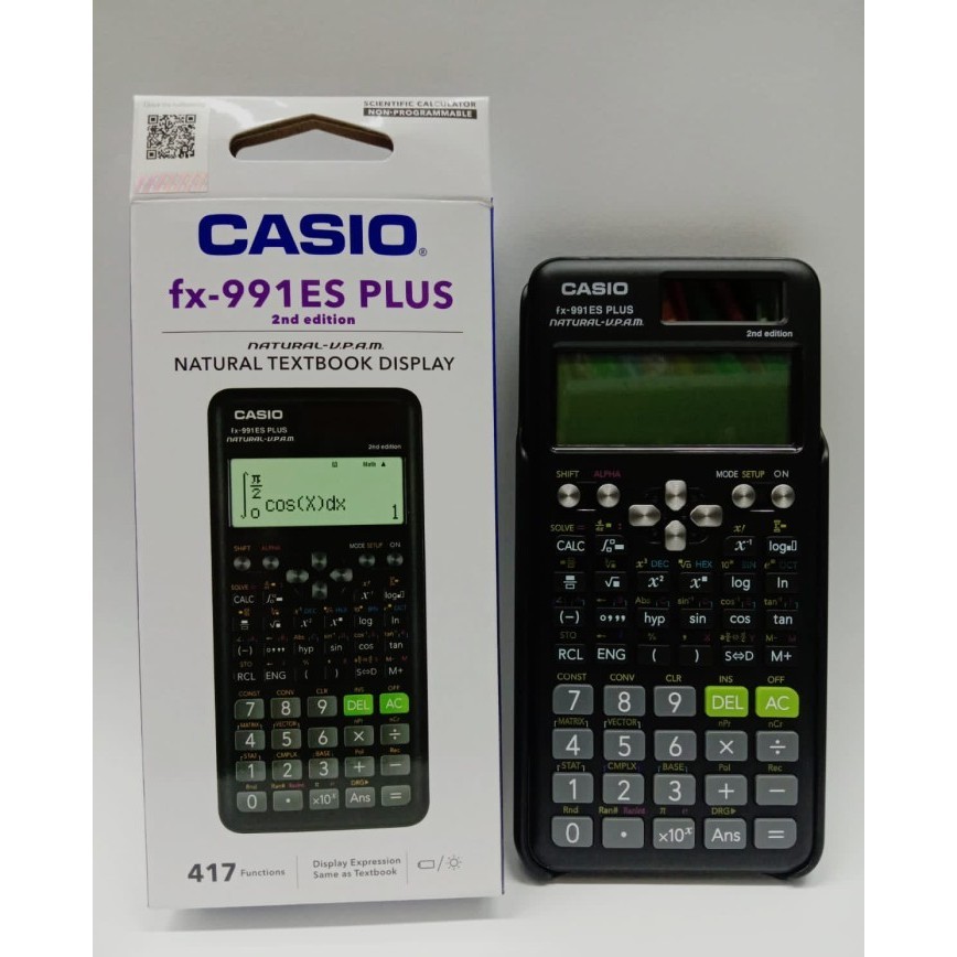 

Ready Casio Calculator Scientific fx 991 ES plus