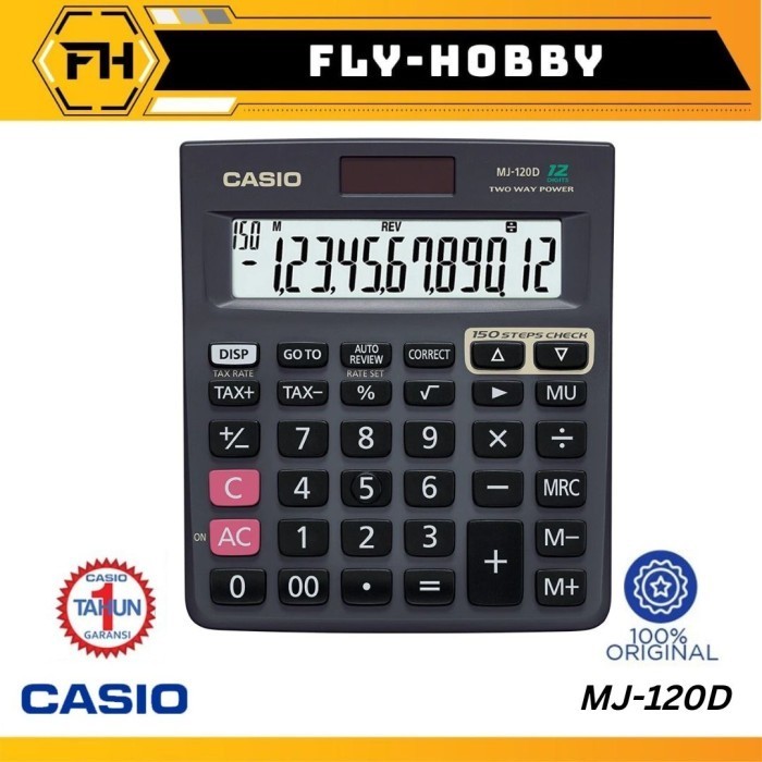 

Ready CASIO MJ-120D - Kalkulator