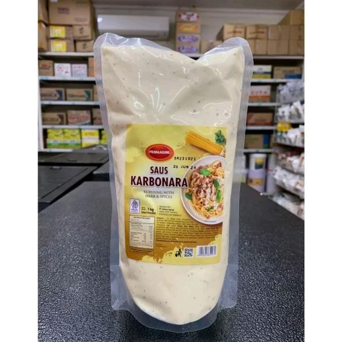 

Prima Agung Carbonara Sauce 1Kg Saus Karbonara AS01