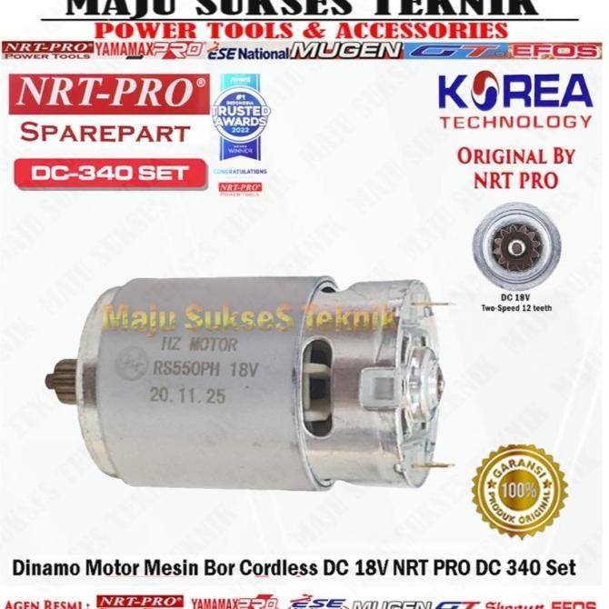 Dinamo Motor 21V Bor Cordless NRT PRO 340 DC DC340 DC 340