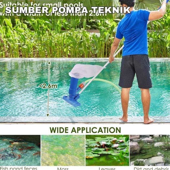 - Alat Vacuum Pembersih Kolam Renang Dan Kolam Ikan -