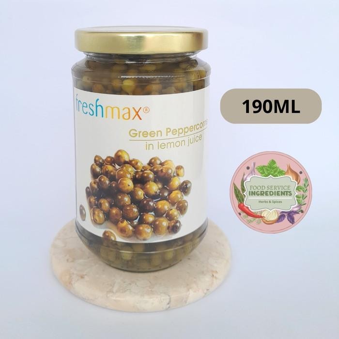 

Green peppercorns 190ml / lada hijau /merica hijau /freshmax green peppercorns Kualitas Terbaik
