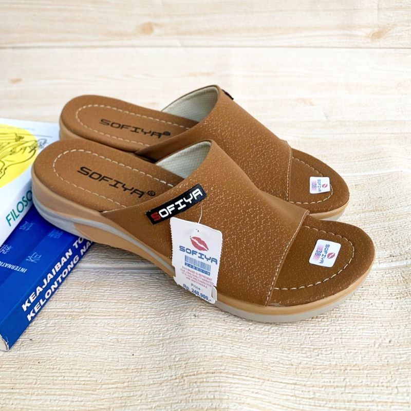Sandal Karet Wanita // Sandal wedges sofiya terbaru import 2022-Sandal Casual Perempuan Kekinian