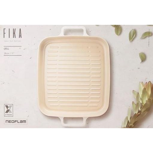 [New] Neoflam Fika Grill Pan Wajan Pemanggang Keramik Anti Lengket Induksi