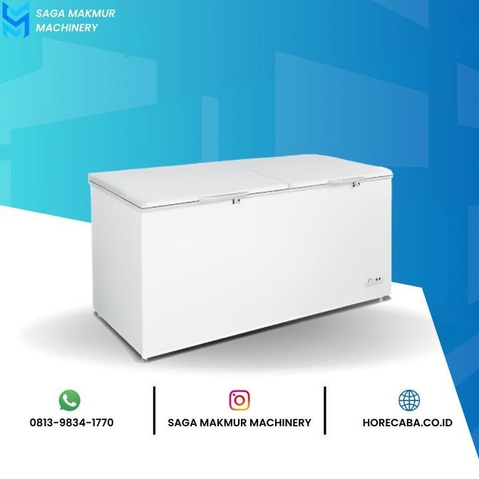 [Baru] Chest Freezer Crown Bd-900 Crown Horeca Pendingin Freezer Box 2 Pintu