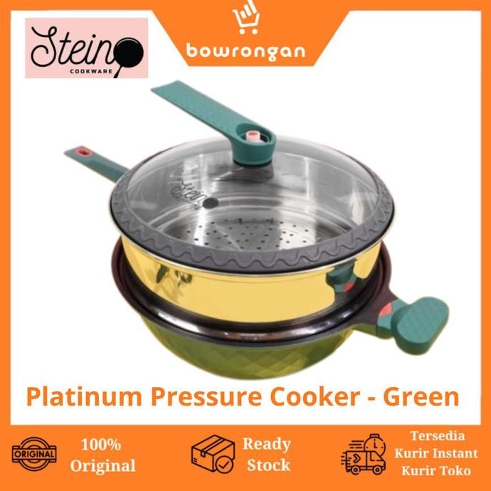 [Promo] Stein Wok Pan Platinum Pressure Cooker 32Cm