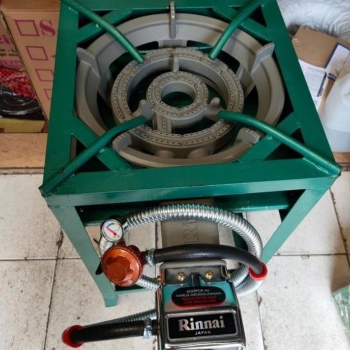 [Promo] Kompor Gas Api Besar/Kompor Api Seribu Rinnai Tl 289 Set Plus Rangka