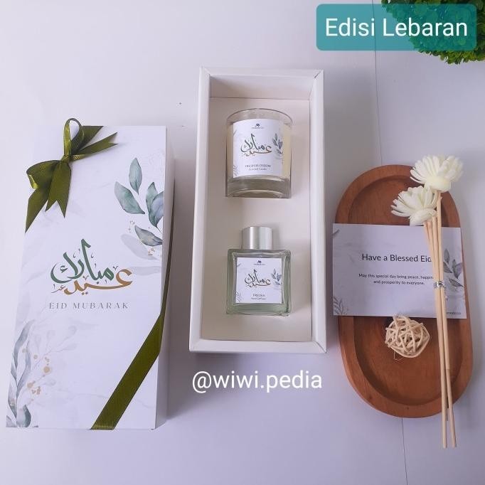 Gift Set Lilin Aromaterapi Reed Diffuser Kado Wisuda Nikah Souvenir