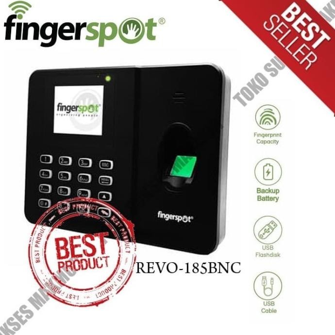 [Ready] Fingerspot Revo-185Bnc Absensi Sidik Jari - Absen Fingerprint