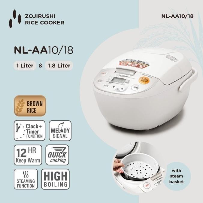 [Baru] Zojirushi Rice Cooker 1.8L Nl-Aaq18