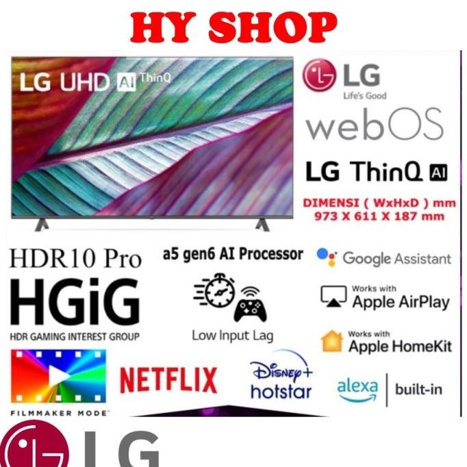 [Ready Stock] Lg 43Ur7500 4K Smart Uhd Ai Thinq Smart Tv 43 Inch
