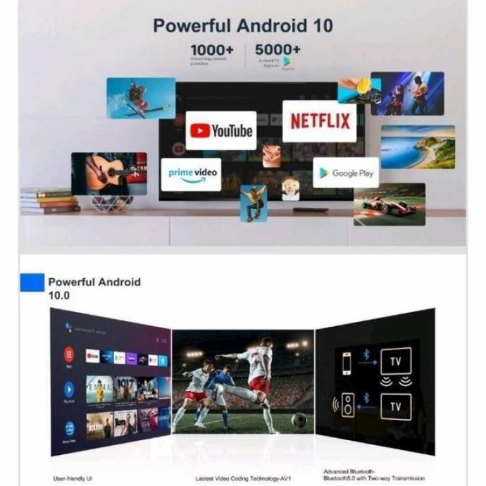[Baru] Led Tv Coocaa 70 Cuc6500 - Uhd 4K Android 10 Smart Tv 70 Inch New