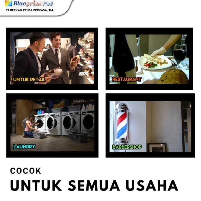 [Garansi] Paket Mesin Kasir Android 8Inch + Apps Blueprintpos 1 Thn