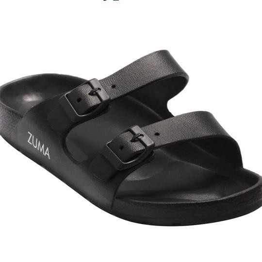 Zuma Dallas 1/Sandal Cowok Sandal Selop Karet - Hitam