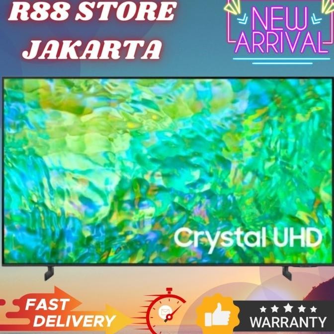 [Baru] Tv Samsung 75 Inch Smart Ua75Cu8000 Uhd 4K 75Cu8000 // Ua75Cu8000Kxxd