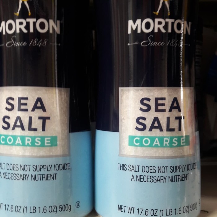 

Morton Coarse Sea 500 Gr
