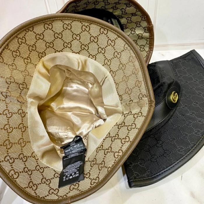 Gra Topi Bucket Branded Guci Import / Topi Bucket Wanita
