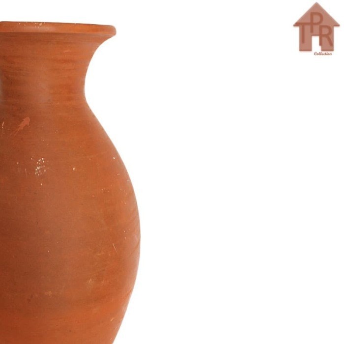 Gra Terakota - Vas Tanah Liat - Guci Natural Besar - T100