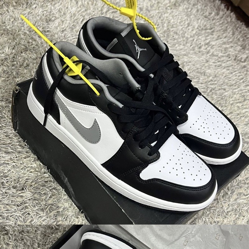Nike Air Jordan 1 Low Black white Grey Size 42