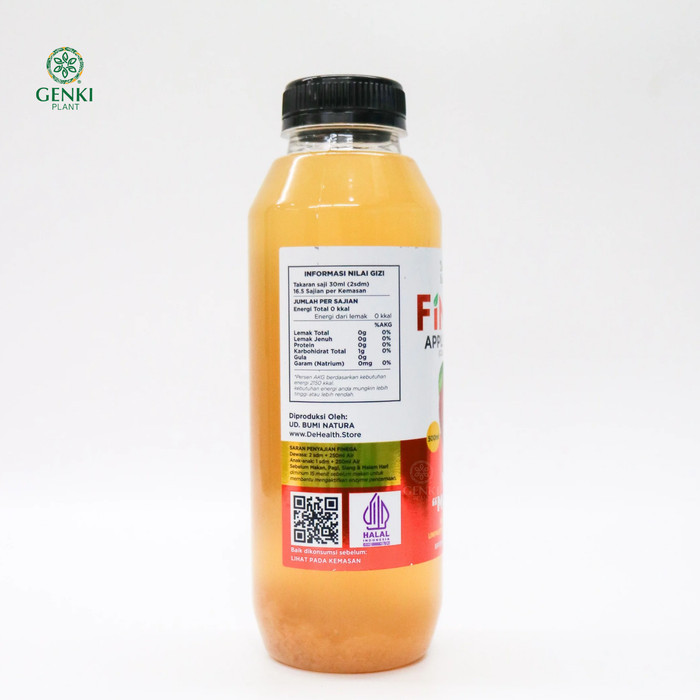 

Finega Apple Cider Vinegar / Cuka Apel (Botol Plastik) - 250 ml K02