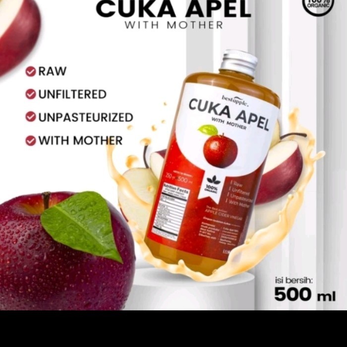 

Cuka Apel Original Diet Detoks Apple Cider Vinegar Toner Wajah K02