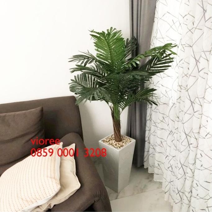 pohon palem plastik tinggi 120cm artificial tree palm tanaman hias