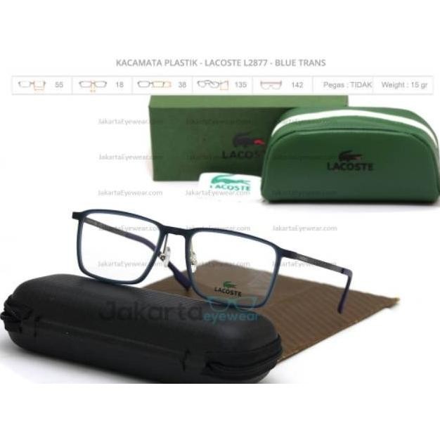 [Ready] Gratis Lensa Minus Kacamata Pria Frame 2877 Premium