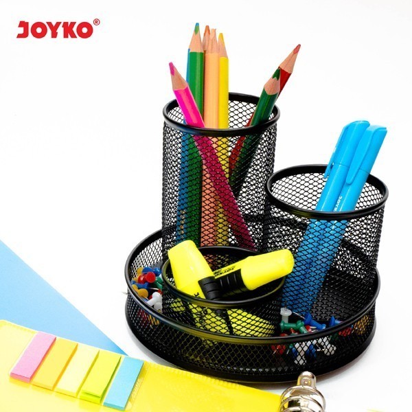 

DESK SET JOYKO DS24 360 ROTARY/PEN STAND HOLDER/TEMPAT PENSIL JARING