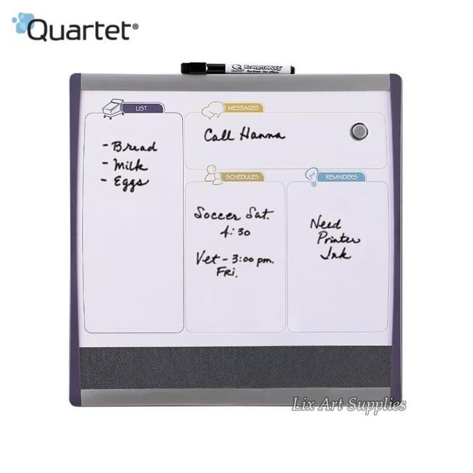 

NEW QUARTET To-Do Planner Board 35.5 x 35.5 cm (Whiteboard)