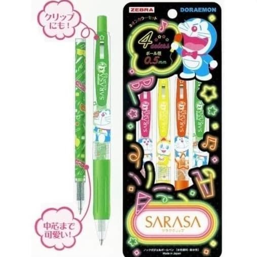 

TERBARU - Zebra Sarasa Doraemon Neon Set (Limited Edition)