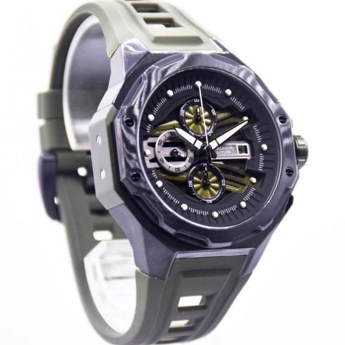 [Ready] Jam Tangan Rubber Pria Balmer 8818 B.8818 Green Original