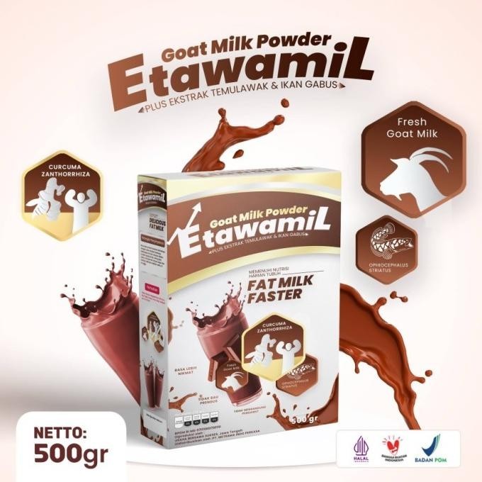 

500gr ETAWAMIL WEIGHT GAIN - Susu Gemuk Berat Badan & Nafsu Makan BPOM LJ
