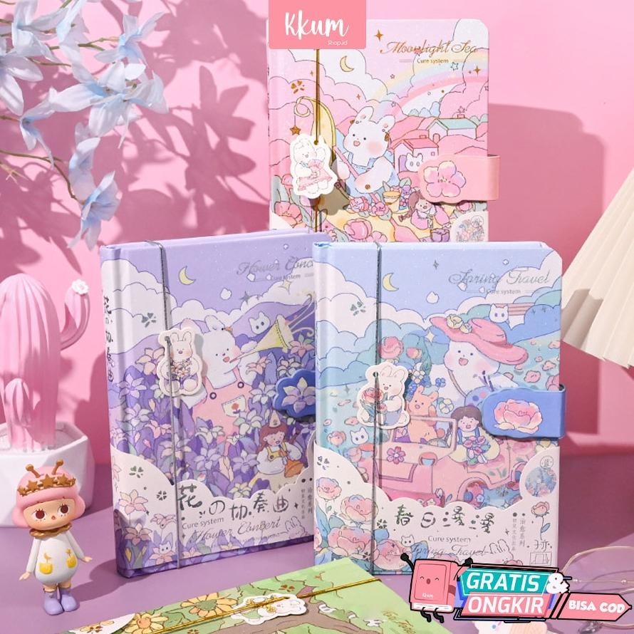 

Premium Notebook Rabbit Cute/ Buku Tulis Karakter Lucu/ Buku Catatan Jurnal Diary Sale