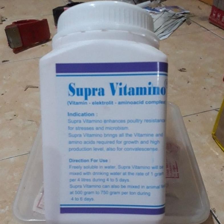 Berkualitas Supravitamino 1Kg Multivitamin Elektrolit Untuk Hewan Teenak Dan Unggas Vitamin Dosis Ti