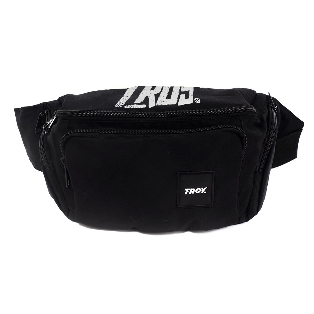 Troy Company Waistbag Tas Selempang Pinggang Hitam Ordinary WB 2542