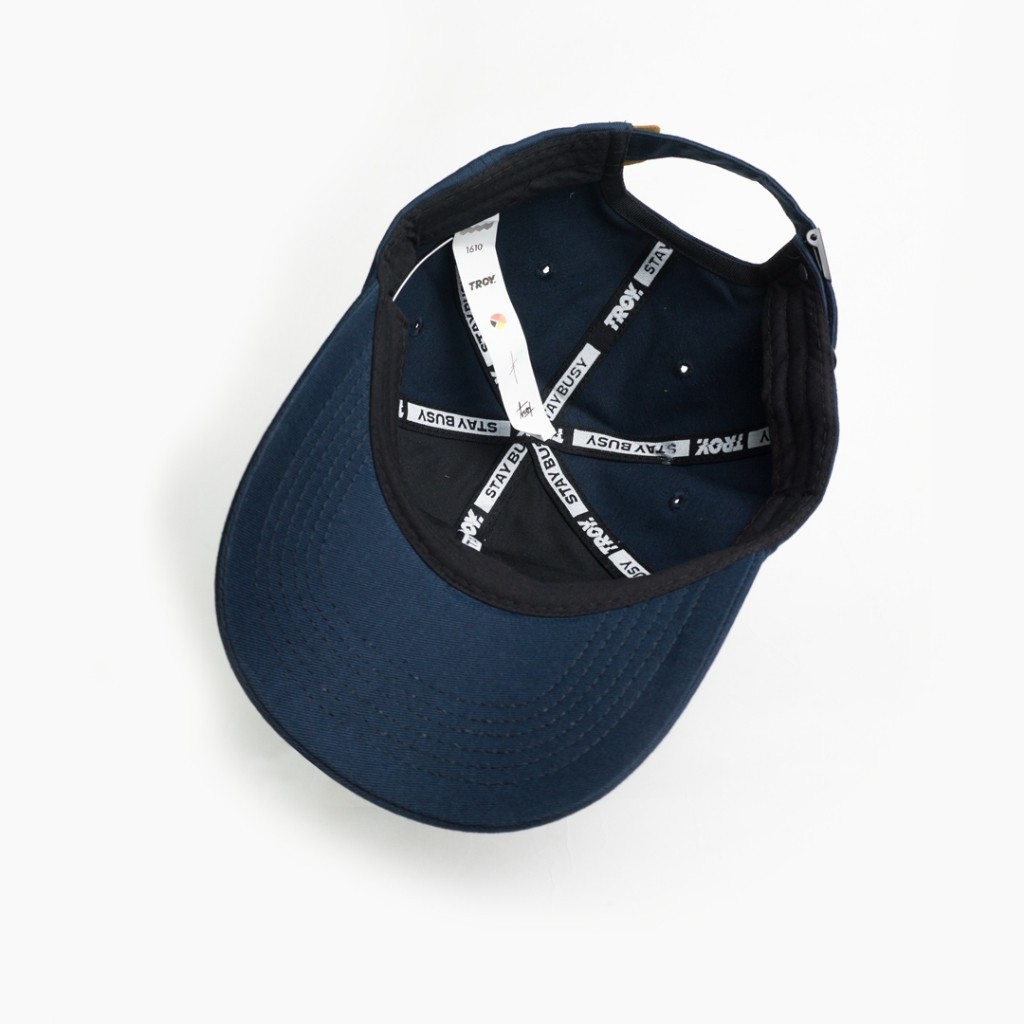 Troy Company Polo Cap Navy Arrow - Topi Baseball Biru Navy BC 2481