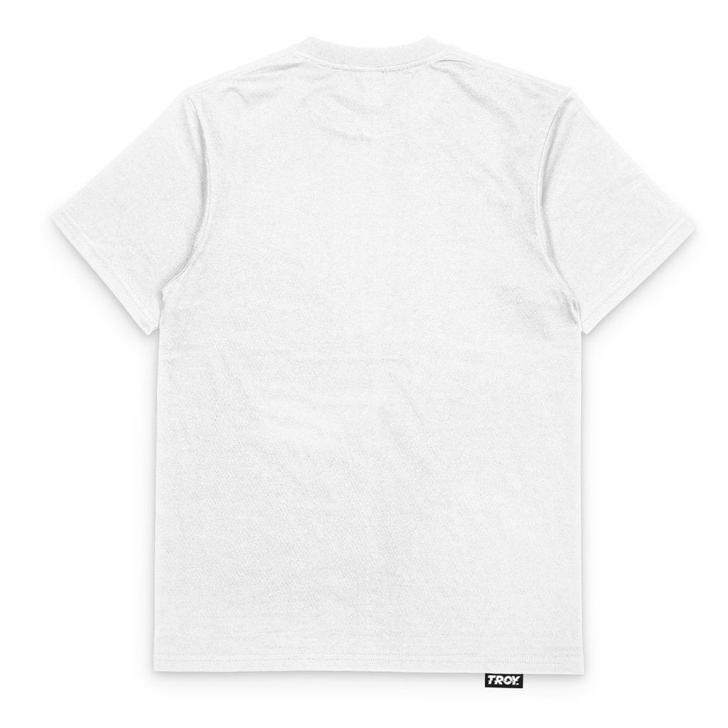 Troy Company Kaos Pria Lengan Pendek Putih - Whale Tail Ocean Tshirt White MTD 2283