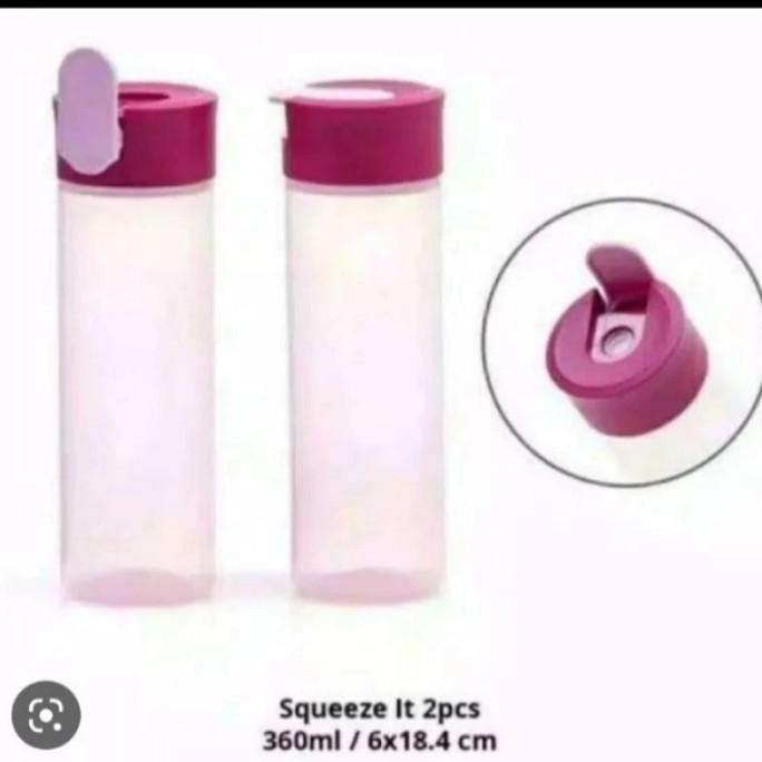 Tupperware squeeze it 2pcs botol madu,kecap dll