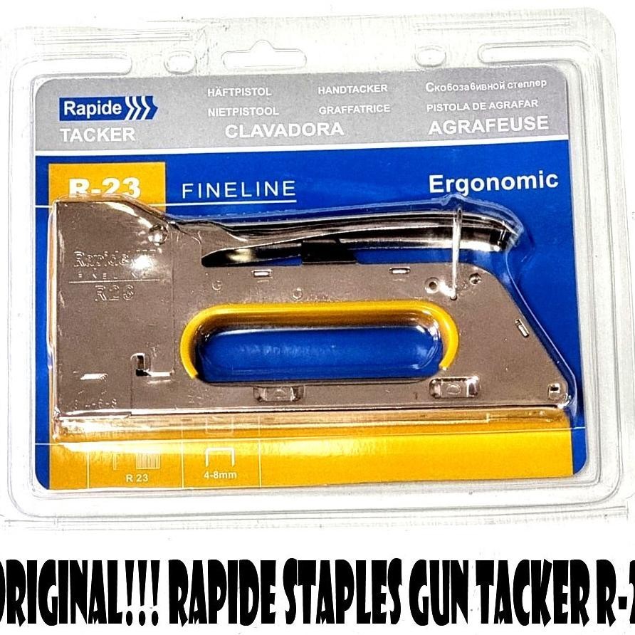 

Bisa Cod!! !!! Staples Gun Taer Rapide R23/Staple Hekter Stapler Jok Motor Gun Taer