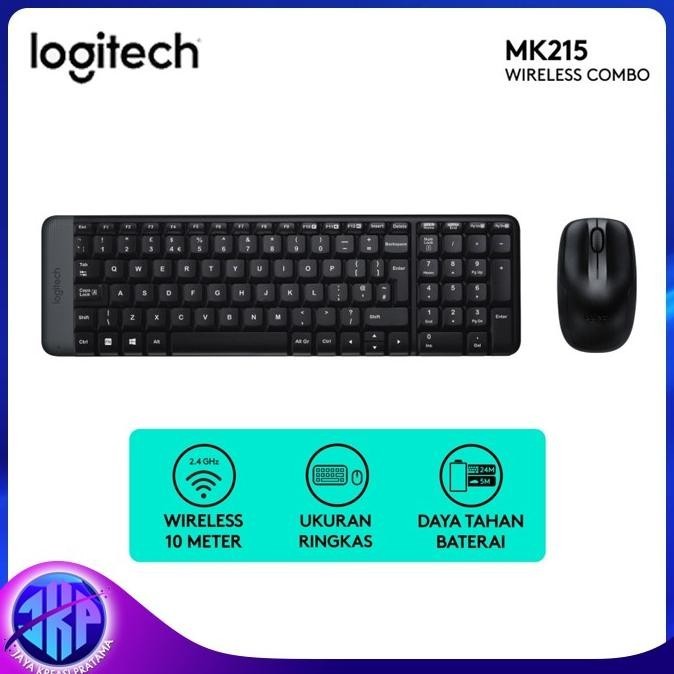 Logitech Mk215 Wireless Keyboard Mouse